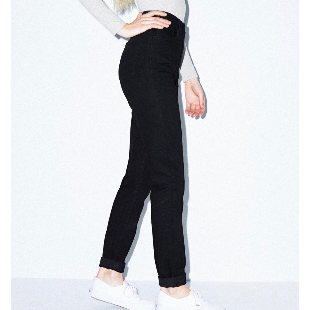 American apparel high waist denim